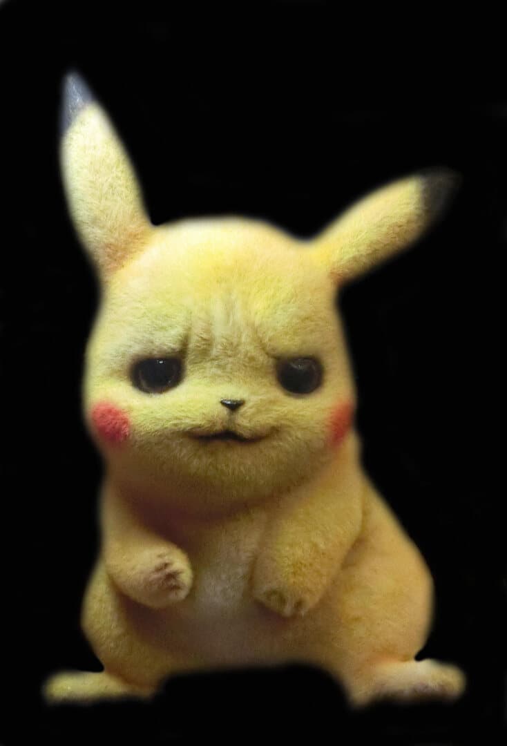 Pikachu, flocked figure