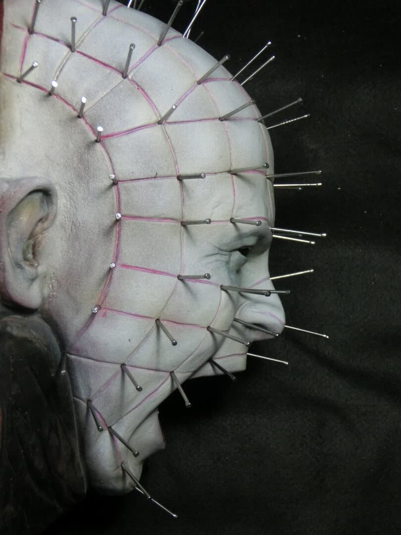 Pinhead, life-size wall mask