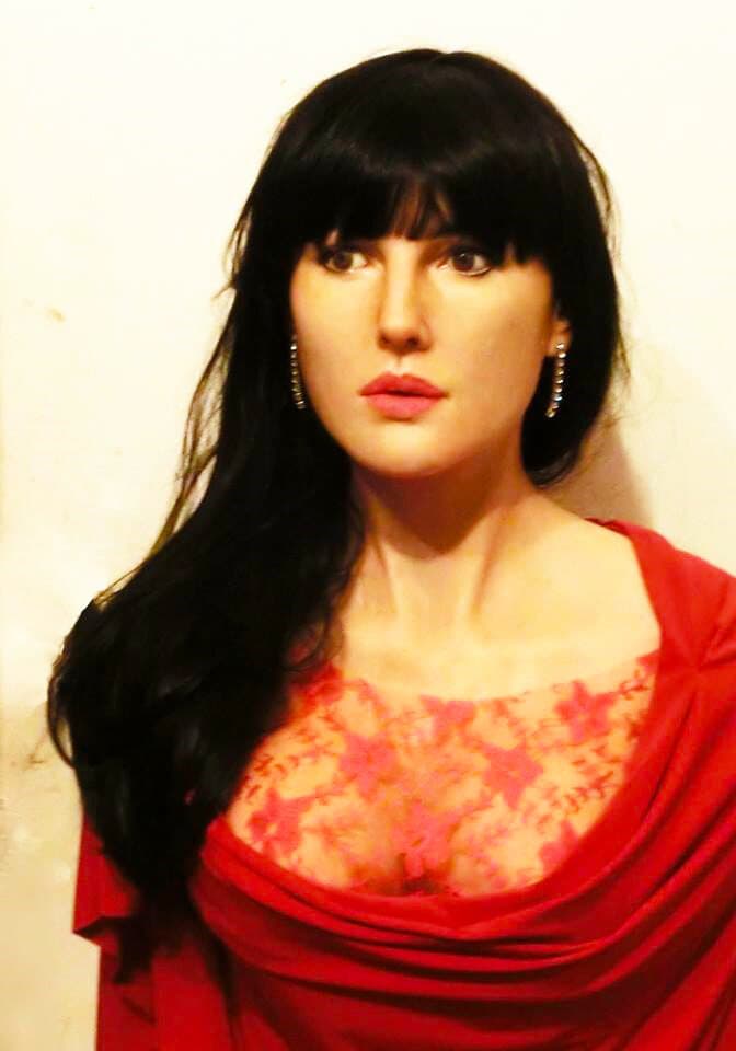 Life-Size Resin Bust, portrait